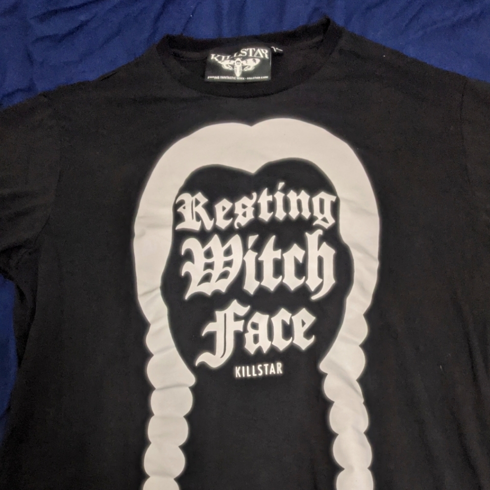 Killstar "Resting Witch Face" tee shirt